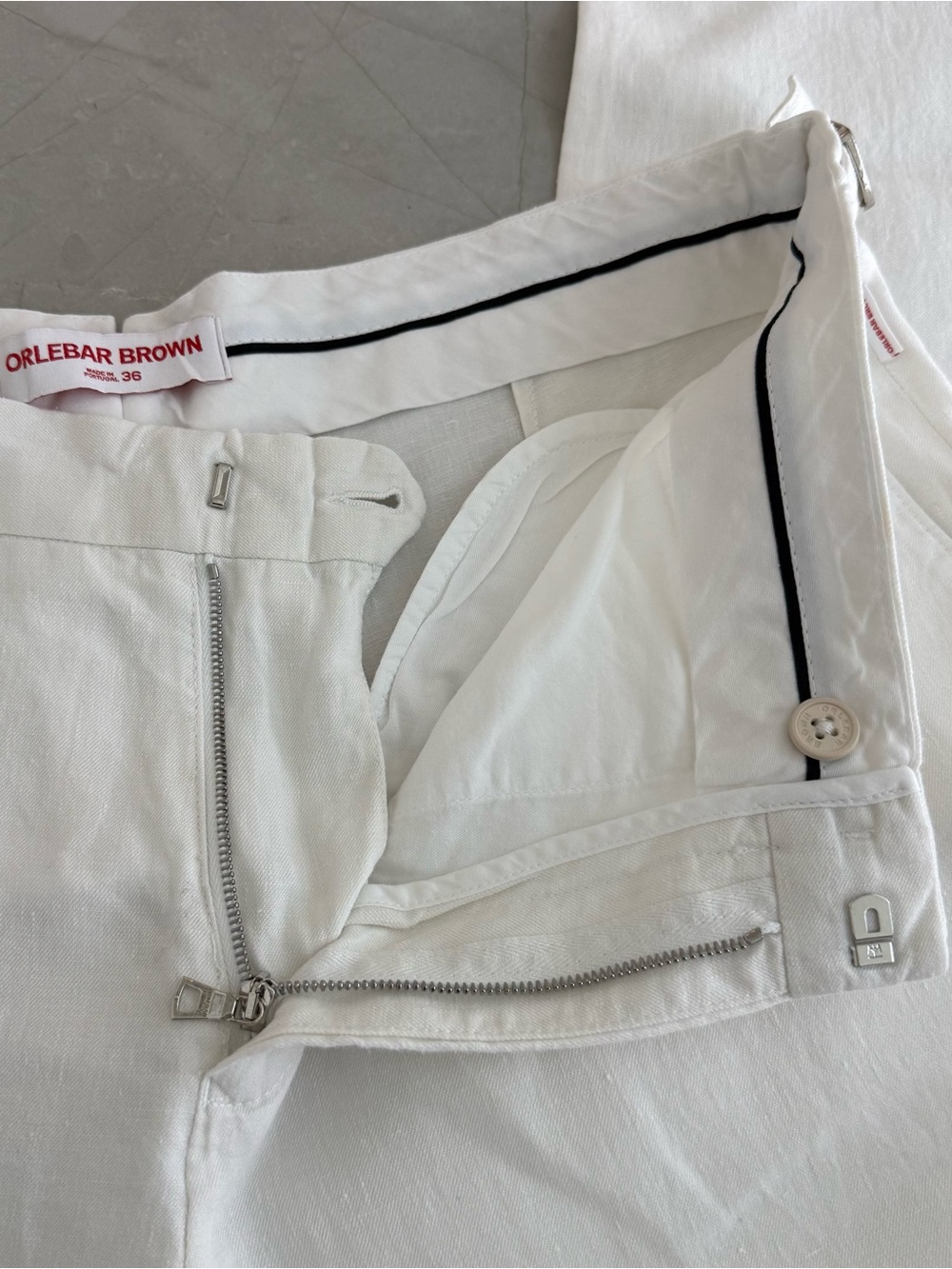 ORLEBAR BROWN Griffon Linen Trousers - Picture 5 of 12